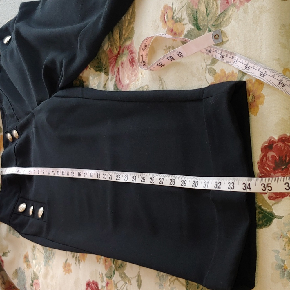 Chico's Nautical Black Dress Cropped Pants with Button Detail size 2.5 (14) NWT - Picture 9 of 17